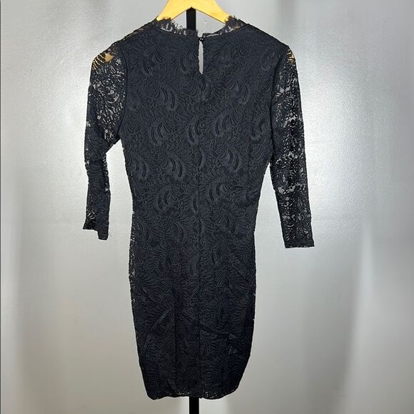 As U Wish Elegant Black Lace Dress - Picture 2 of 8